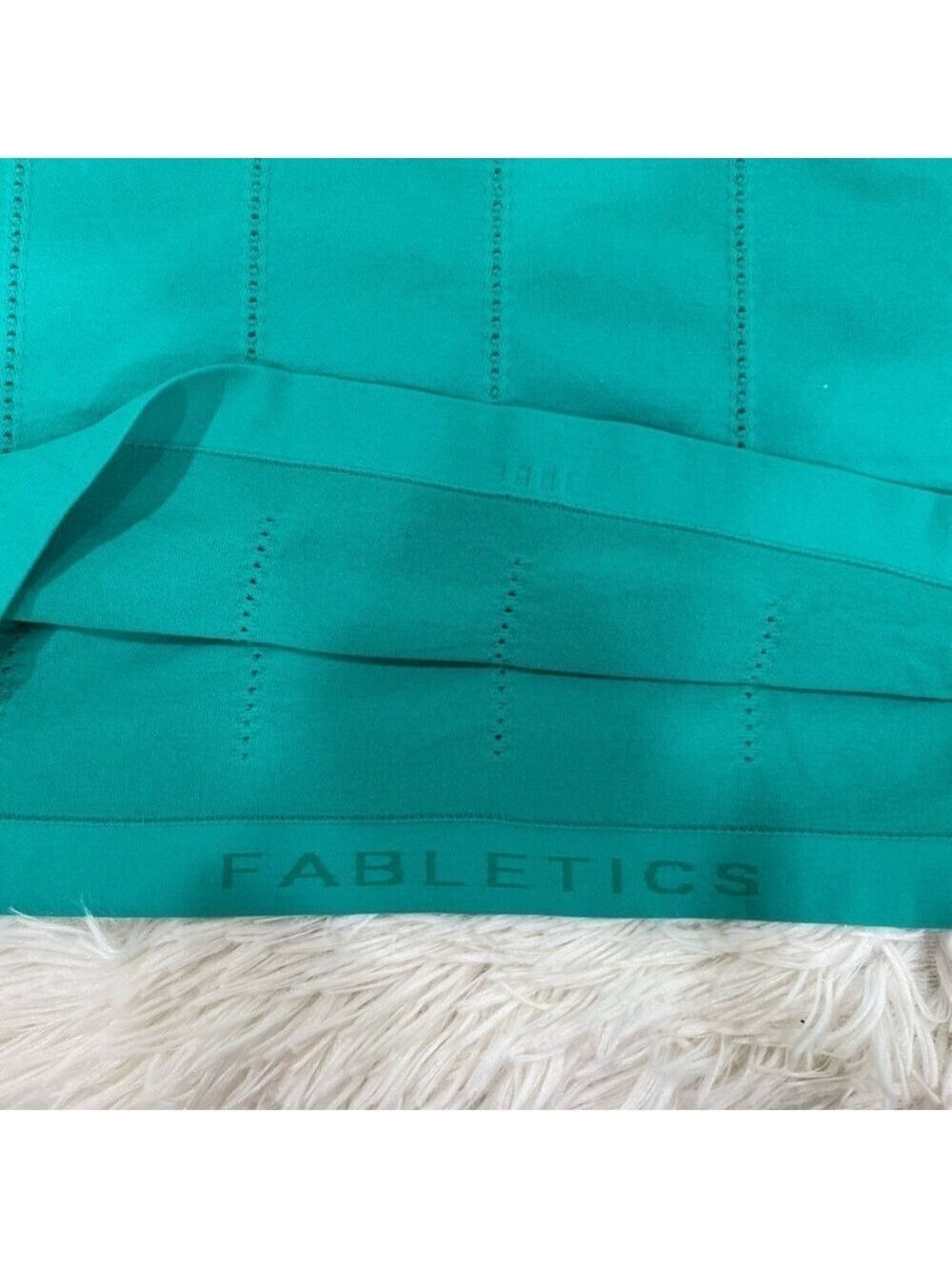 Fabletics Turquoise Racerback Tank - Size L (EUC) - Picture 7 of 10